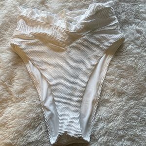 High waisted bikini bottom